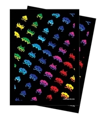 Space Invaders Rainbow Sleeves 50 ct.